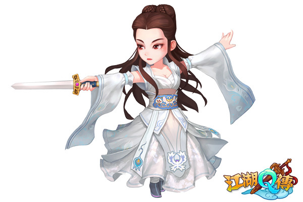 《江湖q传》美女侠客原画赏析